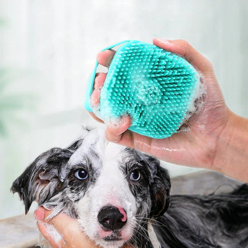 Escova de Banho para Animais de Estimação